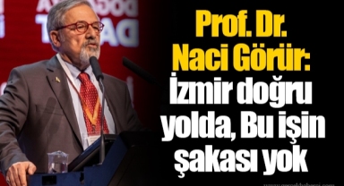 Prof. Dr. Naci Görür: İzmir doğru yolda, Bu işin şakası yok