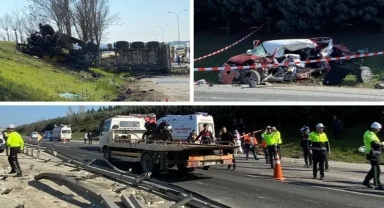 Silivri'de zincirleme kaza: 6 ölü, 3 yaralı