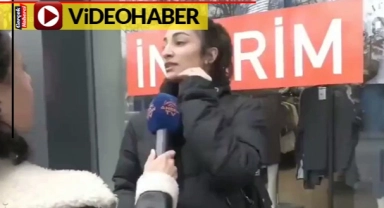 Sokak röportajı yapan muhabir, hükümeti eleştiren öğrenciyi azarladı