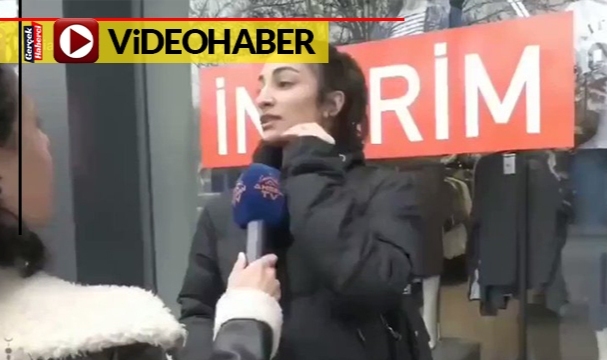 Sokak röportajı yapan muhabir, hükümeti eleştiren öğrenciyi azarladı
