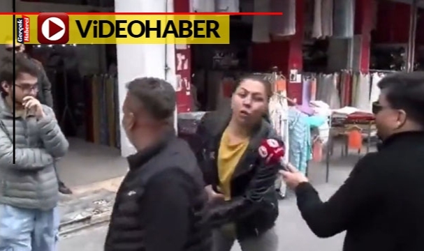 Sokak röportajında Erdoğan'ı destekleyen eşine tokat atan kadın sosyal medyada gündem oldu