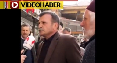 Sokak röportajında Erdoğan'ı öven adamı ağzından öpmeye çalıştı
