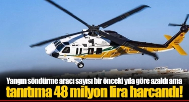 Yangın söndürme aracı sayısı bir önceki yıla göre azaldı ama tanıtıma 48 milyon lira harcandı!