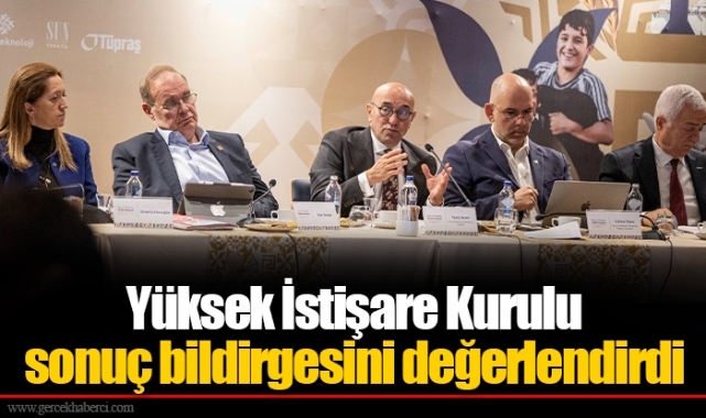 Yüksek İstişare Kurulu sonuç bildirgesini değerlendirdi