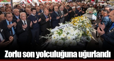 Zorlu son yolculuğuna uğurlandı