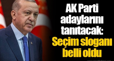 AK Parti adaylarını tanıtacak: Seçim sloganı belli oldu
