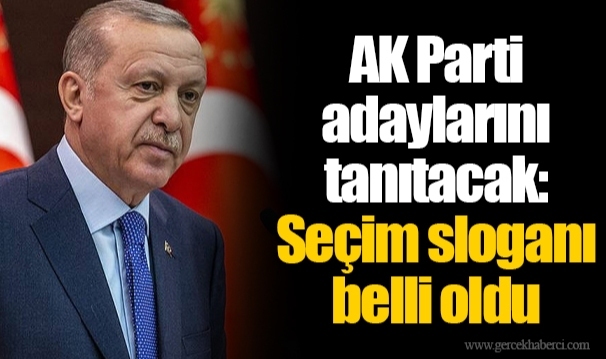 AK Parti adaylarını tanıtacak: Seçim sloganı belli oldu