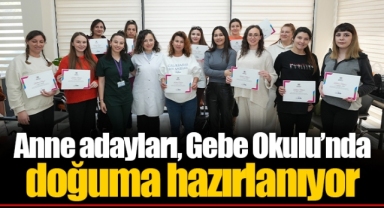 Anne adayları, Gebe Okulu’nda doğuma hazırlanıyor