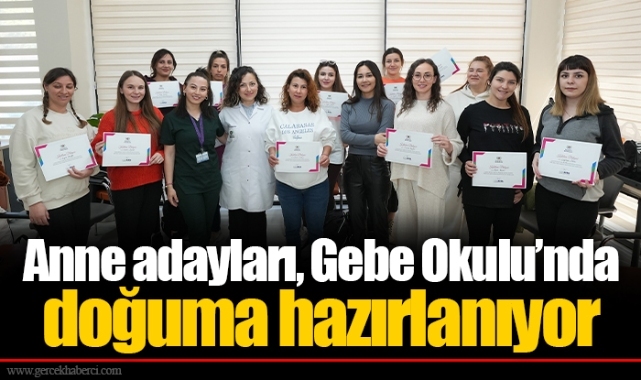 Anne adayları, Gebe Okulu’nda doğuma hazırlanıyor