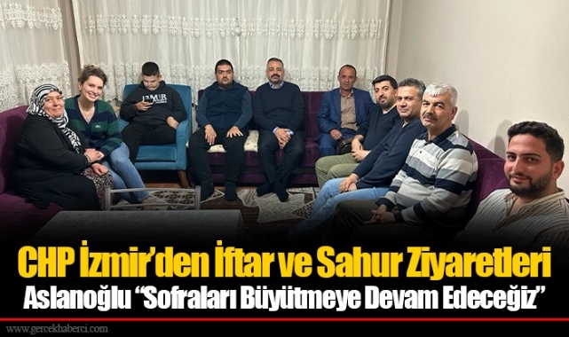 Aslanoğlu “Sofraları Büyütmeye Devam Edeceğiz”