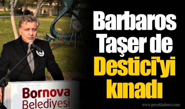 Barbaros Taşer de Destici'yi kınadı