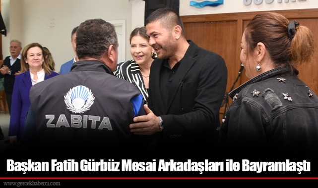 Başkan Fatih Gürbüz Mesai Arkadaşları ile Bayramlaştı