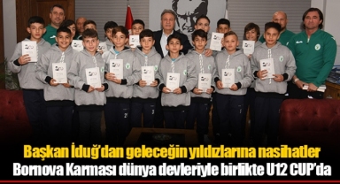 Başkan İduğ’dan geleceğin yıldızlarına nasihatler