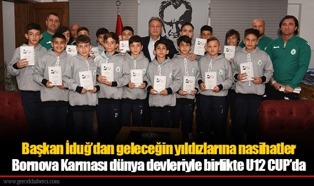 Başkan İduğ’dan geleceğin yıldızlarına nasihatler