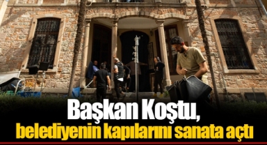 Başkan Koştu, belediyenin kapılarını sanata açtı