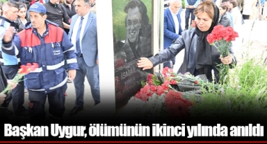 Başkan Uygur, ölümünün ikinci yılında anıldı