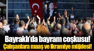 Bayraklı’da bayram coşkusu!