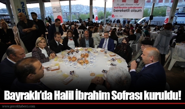 Bayraklı’da Halil İbrahim Sofrası kuruldu!