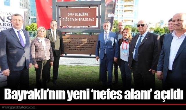 Bayraklı’nın yeni ‘nefes alanı’ açıldı