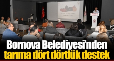 Bornova Belediyesi’nden tarıma dört dörtlük destek