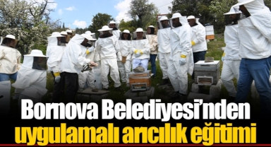 Bornova Belediyesi’nden uygulamalı arıcılık eğitimi