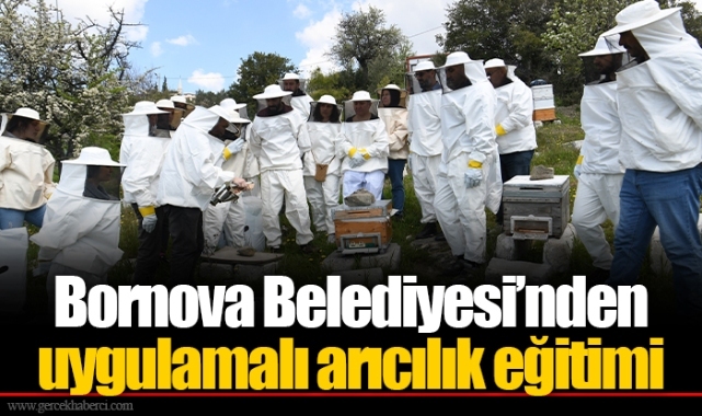 Bornova Belediyesi’nden uygulamalı arıcılık eğitimi