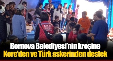 Bornova Belediyesi’nin kreşine Kore’den ve Türk askerinden destek