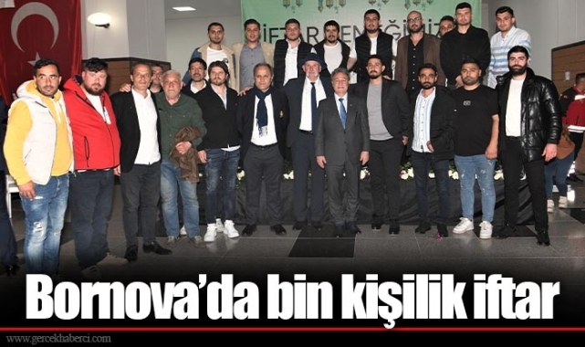 Bornova’da bin kişilik iftar