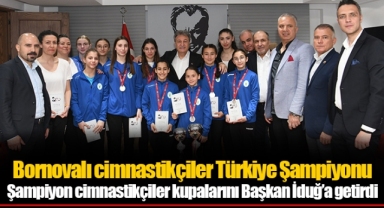 Bornovalı cimnastikçiler Türkiye Şampiyonu