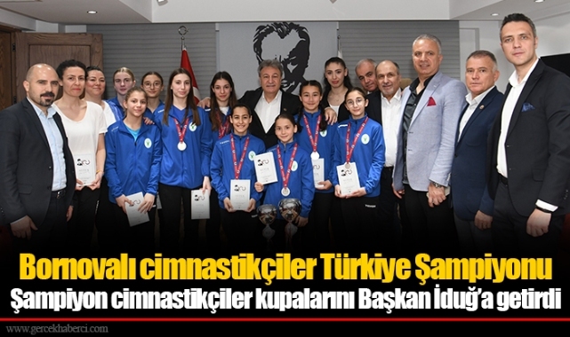 Bornovalı cimnastikçiler Türkiye Şampiyonu
