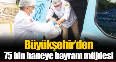 Büyükşehir’den 75 bin haneye bayram müjdesi