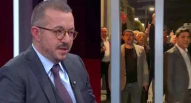 Canlı yayında skandal sözler... İYİ Partililer A Haber'in önünde toplandı