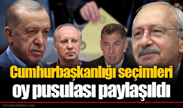 Cumhurbaşkanlığı seçimleri  oy pusulası paylaşıldı