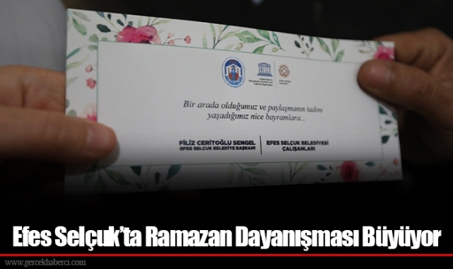 Efes Selçuk’ta Ramazan Dayanışması Büyüyor
