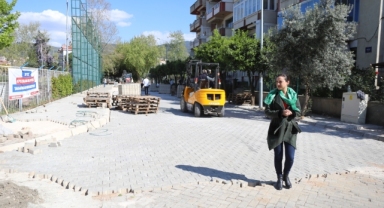 Efes Selçuk'ta yollar yenileniyor