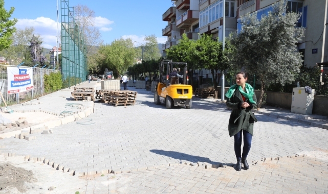 Efes Selçuk'ta yollar yenileniyor