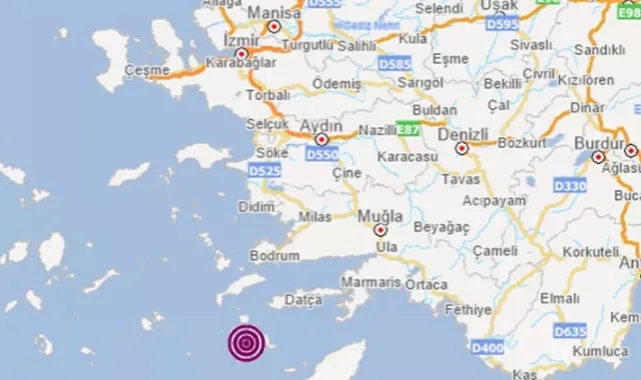 Ege Denizi'nde korkutan deprem