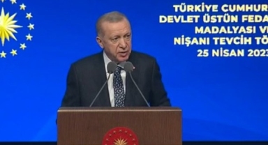 Erdoğan: 55 bin kişiye Devlet Üstün Fedakarlık Madalyası ve Nişanı verilecek