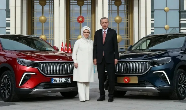 Erdoğanların Togg'unda dikkat çeken detay: Haberleri var mı?