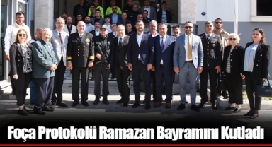 Foça Protokolü Ramazan Bayramını Kutladı