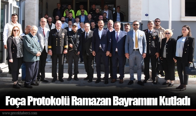 Foça Protokolü Ramazan Bayramını Kutladı
