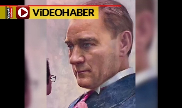 İranlı ressamdan hayran bıraktıran Atatürk çalışması