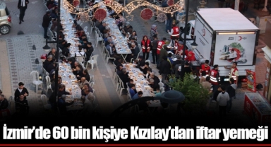 İzmir’de 60 bin kişiye Kızılay’dan iftar yemeği
