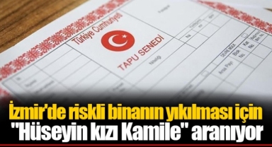İzmir'de riskli binanın yıkılması için