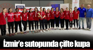 İzmir’e sutopunda çifte kupa