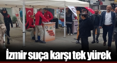İzmir suça karşı tek yürek