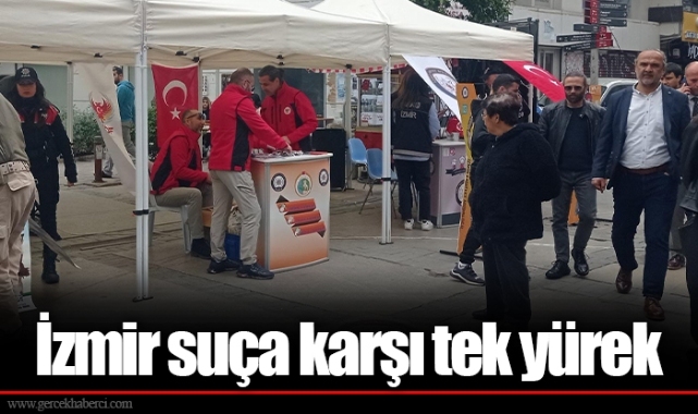 İzmir suça karşı tek yürek 