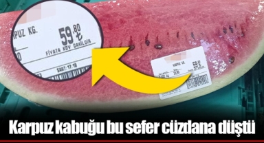 Karpuz kabuğu bu sefer cüzdana düştü