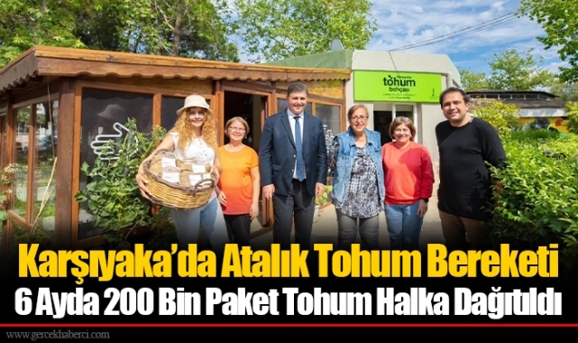 Karşıyaka'da Atalık Tohum Bereketi