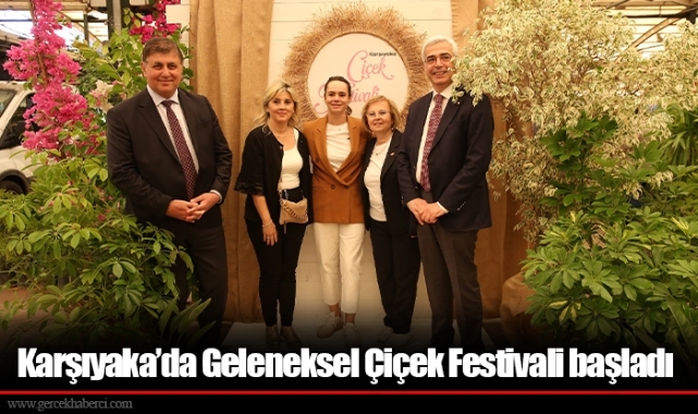Karşıyaka’da Geleneksel Çiçek Festivali başladı